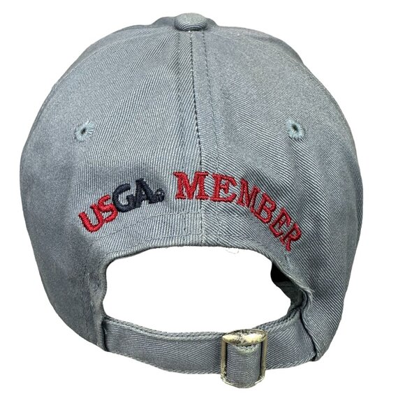 U.S. Open 2010 Pebble Beach USGA Member Cap Adults Gray Strap back Embroidered - Picture 4 of 15